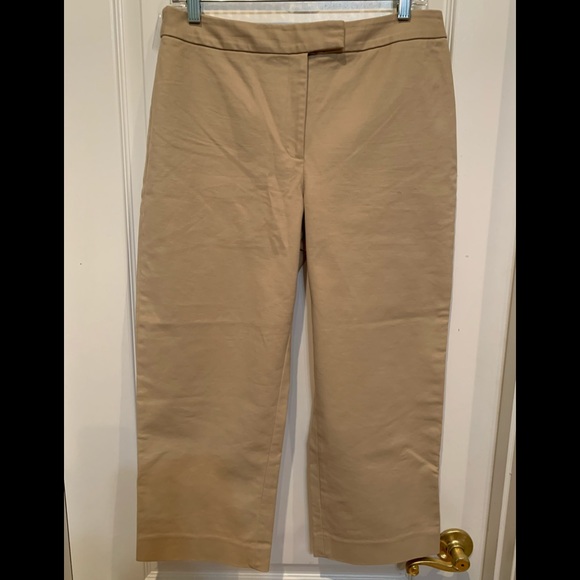 Peck & Peck Pants - Peck & Peck Cropped Capri Pants Tan 10 NWOT